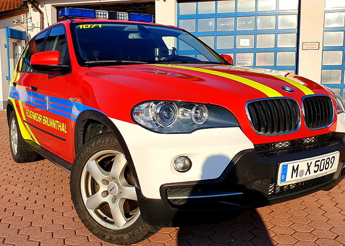 Text für Einsatzfahrzeug